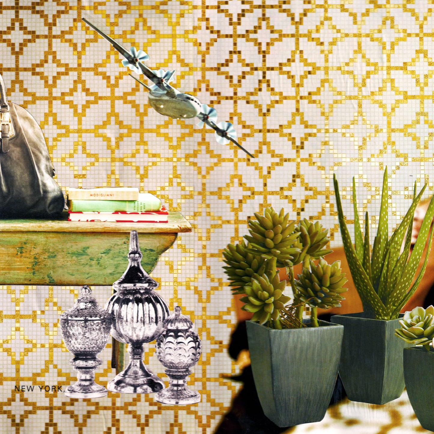 Destination Adventure, original collage