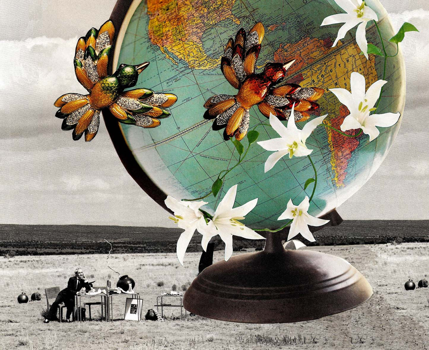 World Artist, original collage