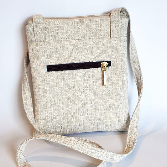 Party Animals: tall cell zip style purse