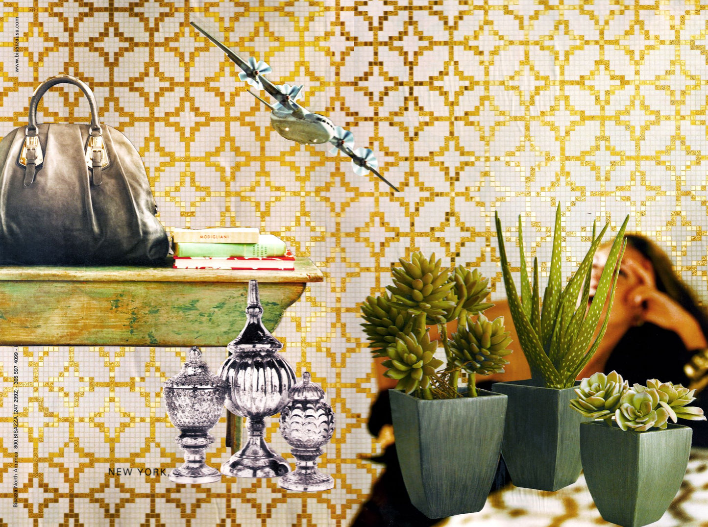 Destination Adventure, original collage