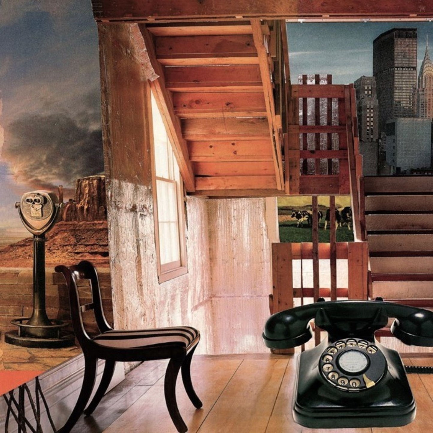 Entrances, original collage