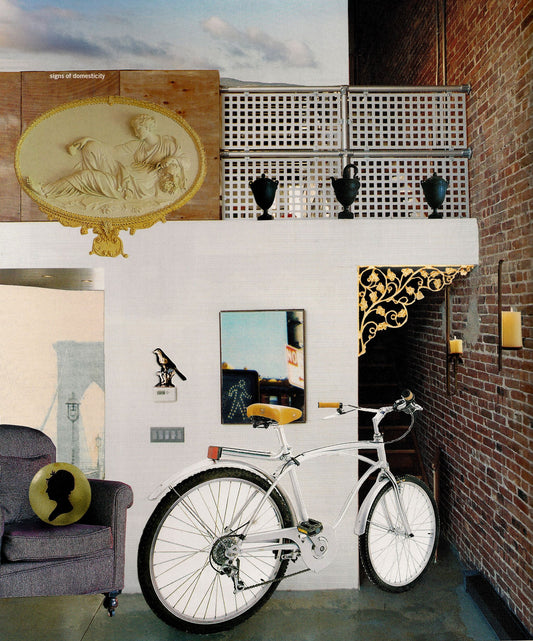 Bicycle Loft, original collage