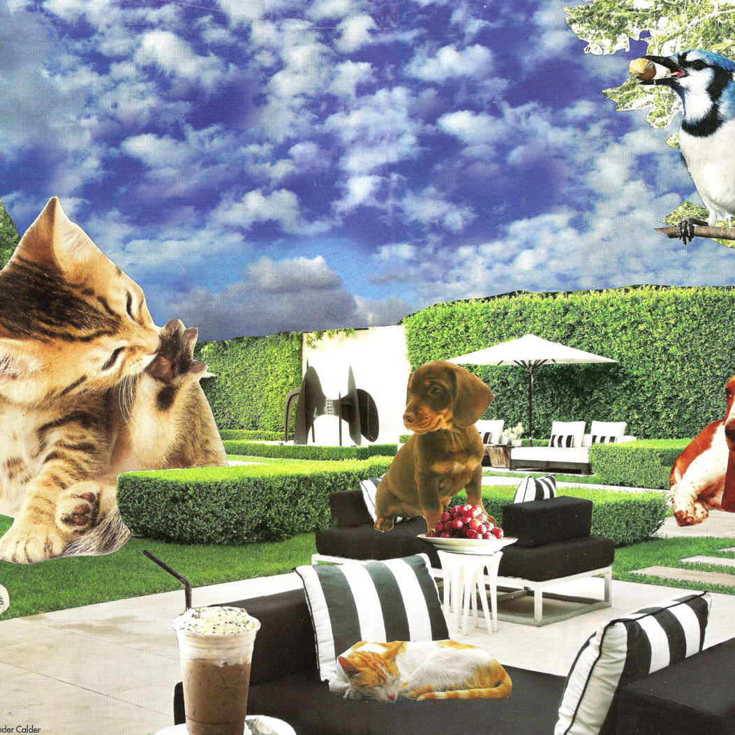 Summer Time Party, original collage