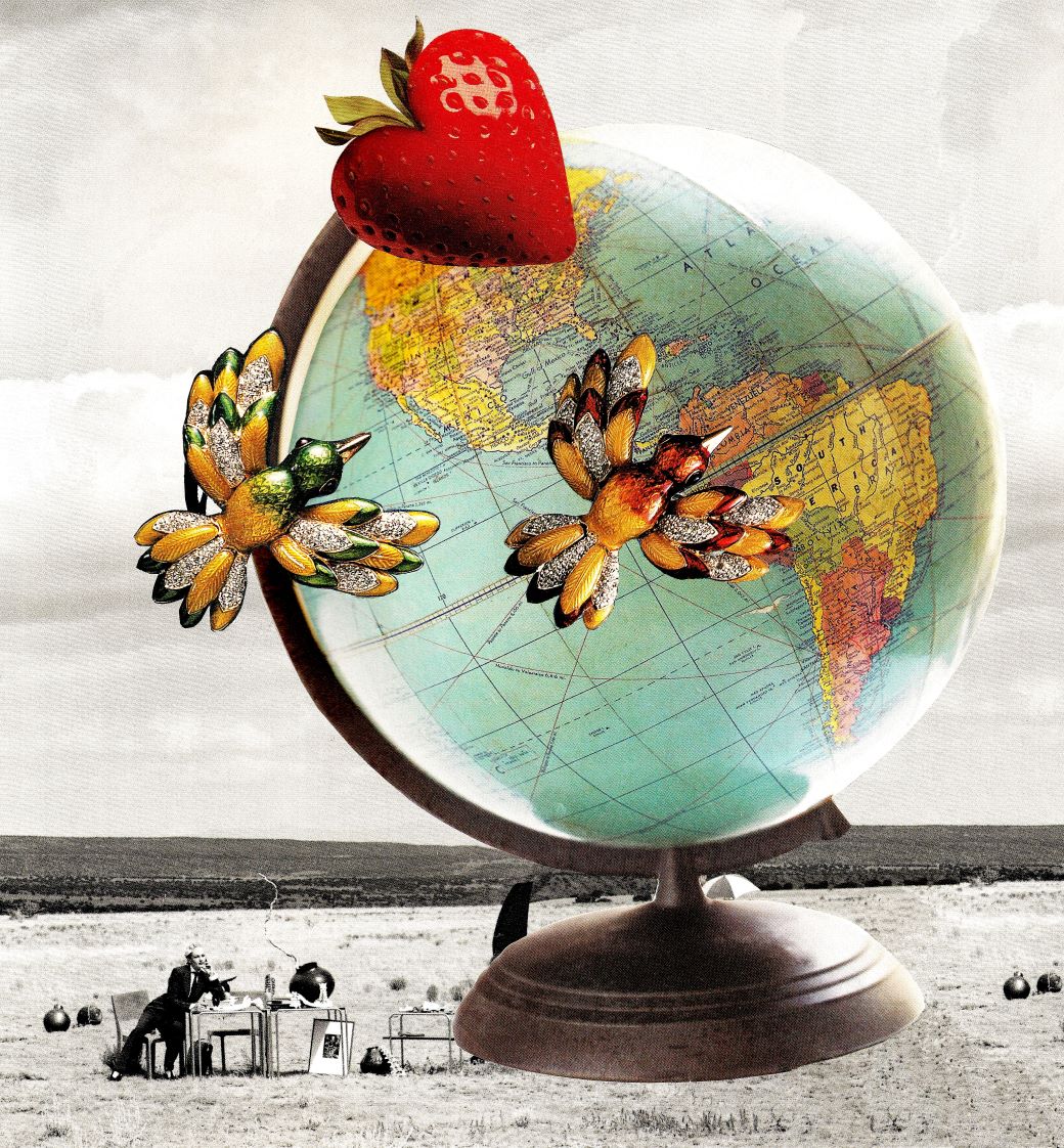 World Artist, original collage